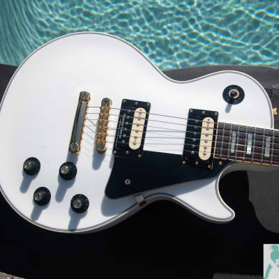 1990 Greco EGC68-60 Les Paul Custom Open "O" Mint Collection - White - Made In Japan - Demo Video image 8
