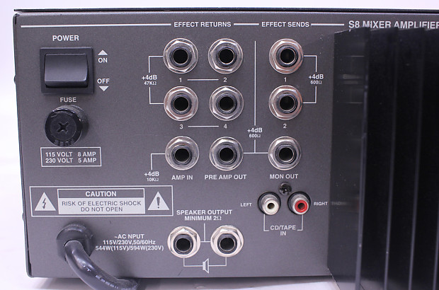 Samson S8 Mixer Amp - Previously Owned | Reverb