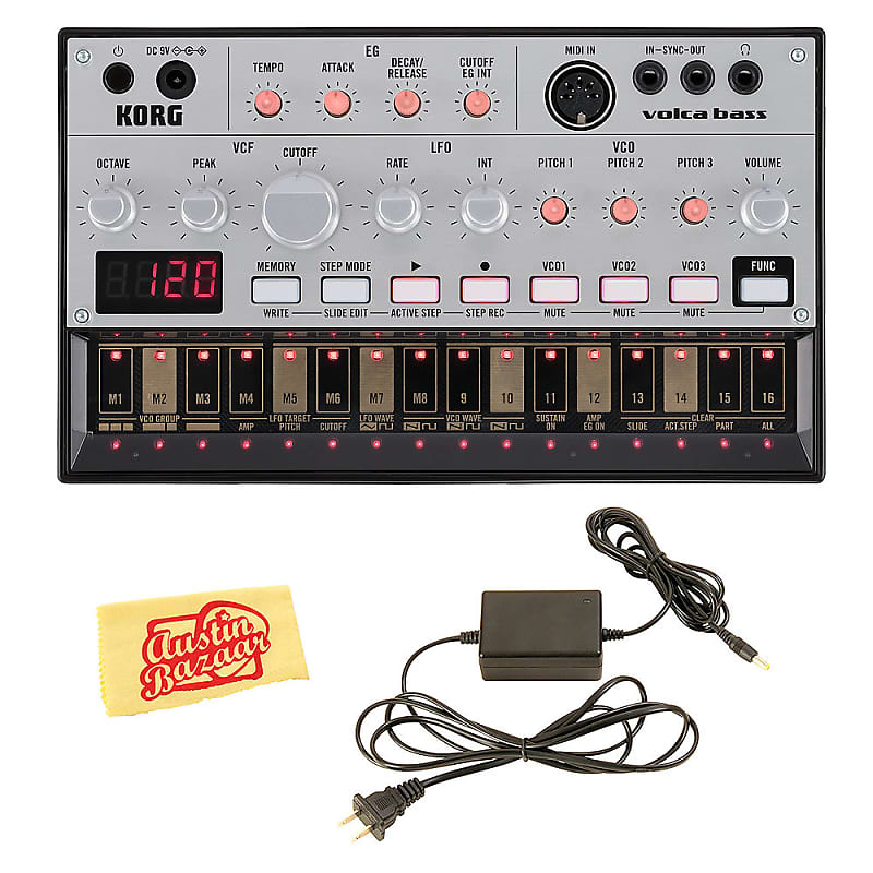 KORG シンセサイザー VOLCA-BASS volca bass - Analogue Bass Machine | KORG (USA)