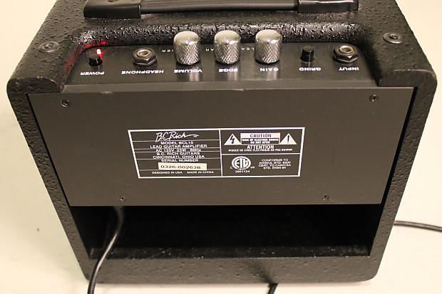 Bc rich bcl10 lead guitar top amplifier