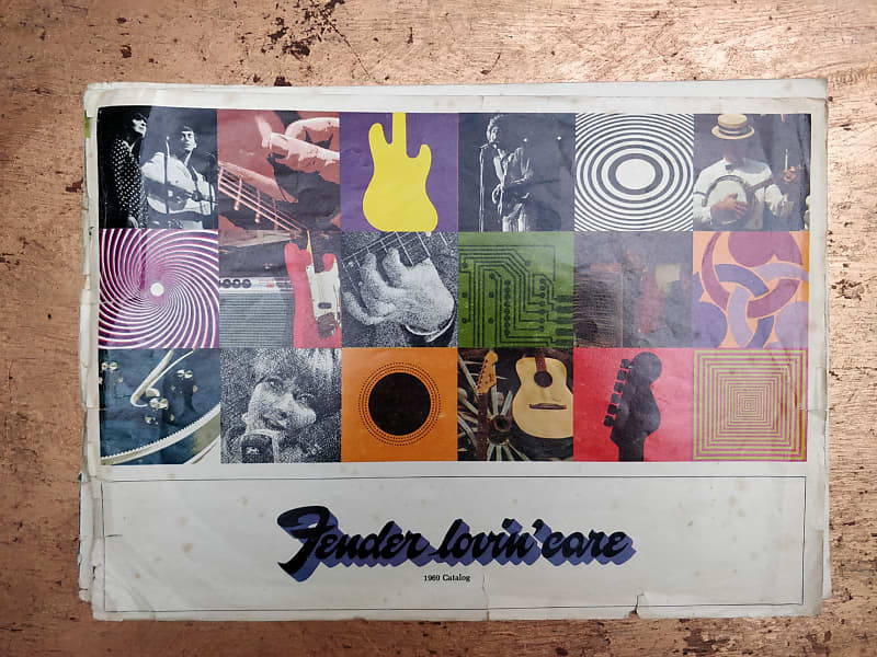 1969 Fender CBS Full Line guitar catalog collectors item! Reverb