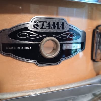 TAMA UTILITY SNARE DRUM-NATURAL LACQUER 10 LUGS FRE SHIP CUSA! image 3