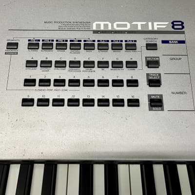 Yamaha Motif 8 Production Synthesizer 2000s - Gray