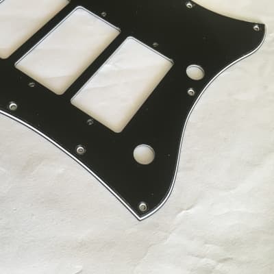 For Gibson 3-Ply SG Standard Style 3 Pickup Guitar Pickguard Scratch Plate,Black image 3