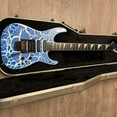 Jackson Blue Crackle Soloist Custom Ontario USA 1988 | Reverb