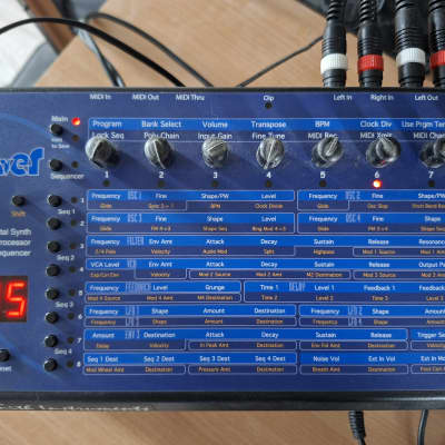 Dave Smith Instruments Evolver Desktop Monophonic Synthesizer 2002 - 2016 - Blue