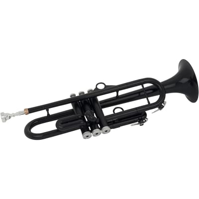 pTrumpet hyTech Metal/Plastic Trumpet Black image 3