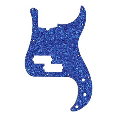 D'Andrea Pro Pickguard for Fender Precision/P-Bass - Blue Sparkle, DPP-PB-BLS for sale