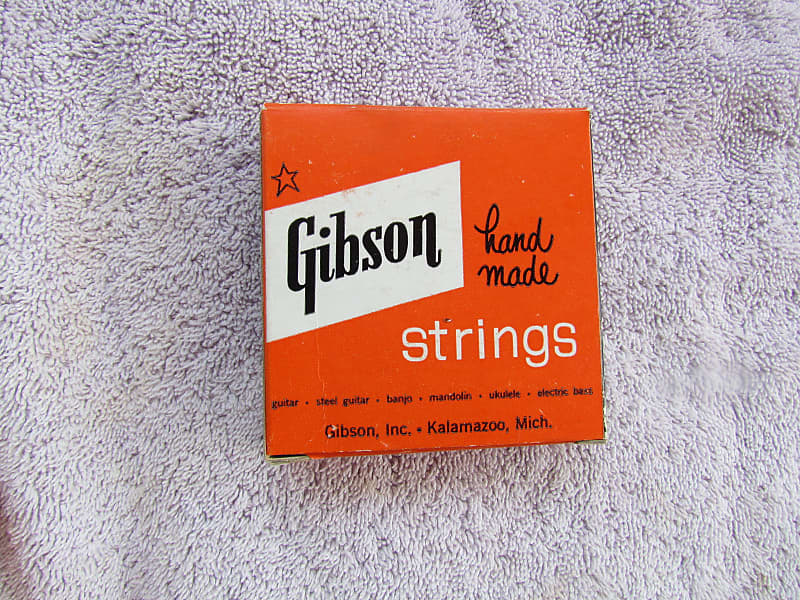 Gibson Banjo Strings In Box 50's-60's Gibson No 573 Banjo Strings Case Candy For Gibson & Other Banjos image 1