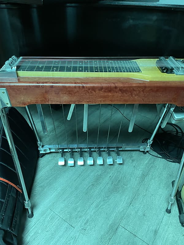 Doerr universal lap steel 12 string 7 pedals 5 bars Burl Reverb