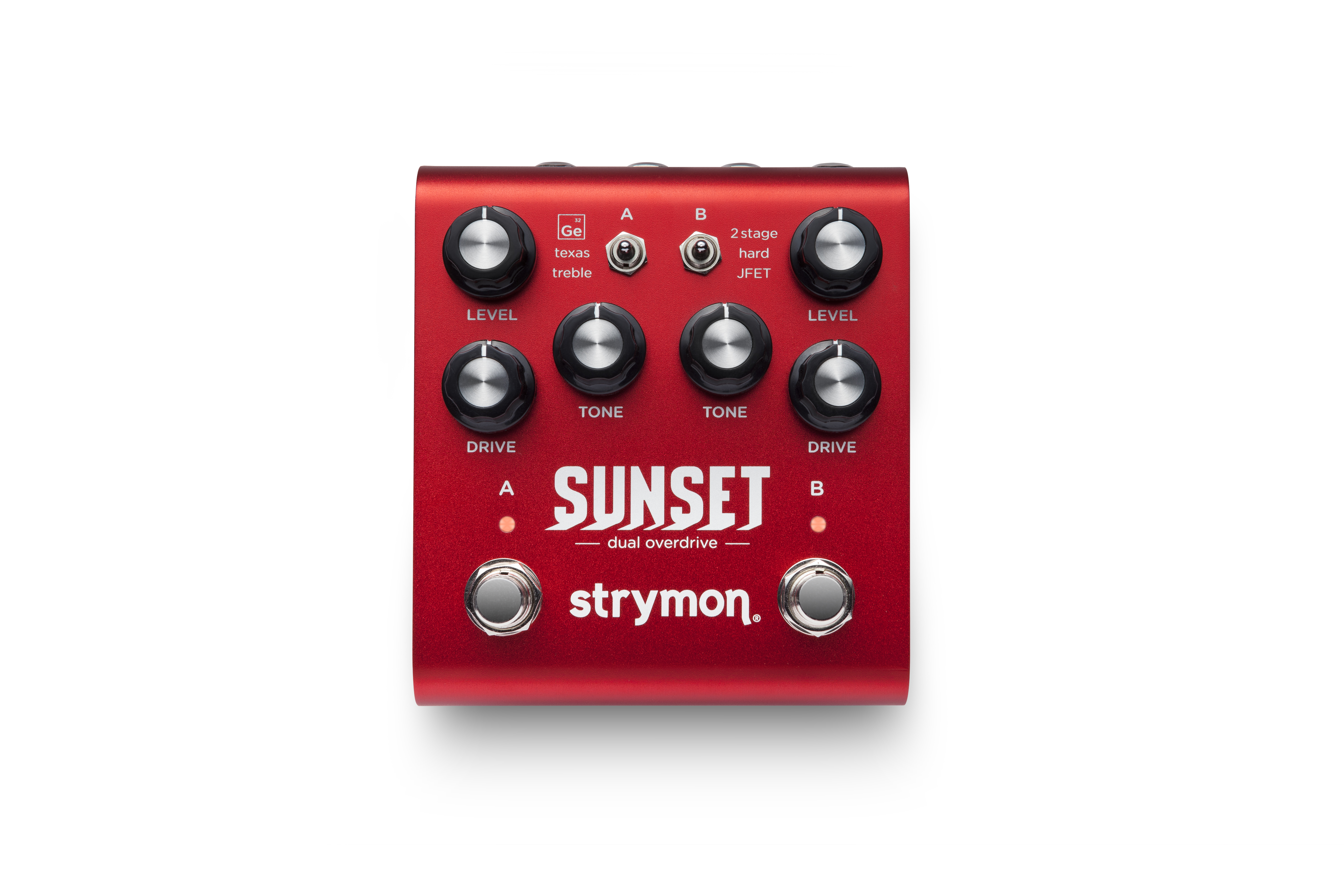 Strymon Sunset Dual Overdrive Pedal -Red, NEW