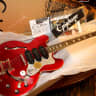 New Epiphone Riviera P-93 red royale red pearl