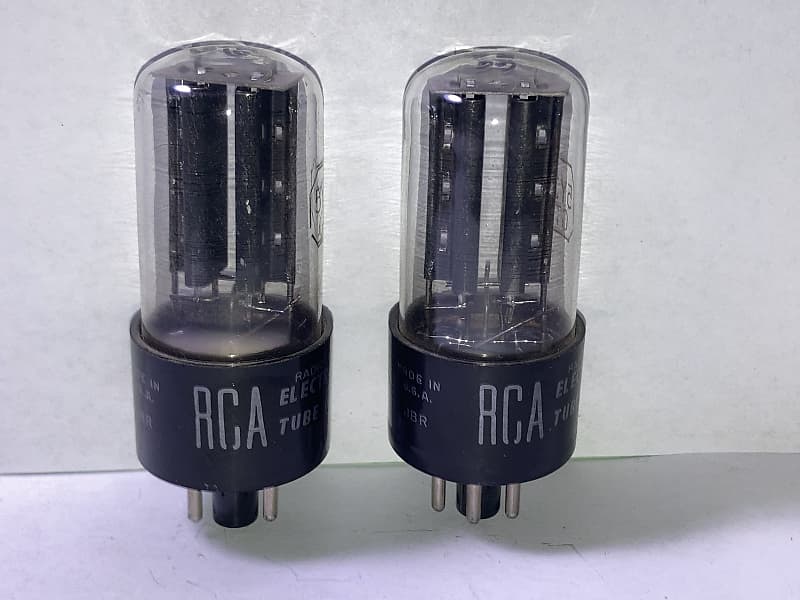 1957 RCA 5Y3GT Rectifier Tubes, Matched Pair, NOS Testing, | Reverb