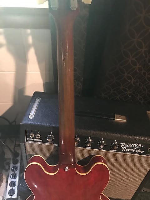 Tokai ES-100 1981 Cherry Red Nitro MIJ Lawsuit Era | Reverb