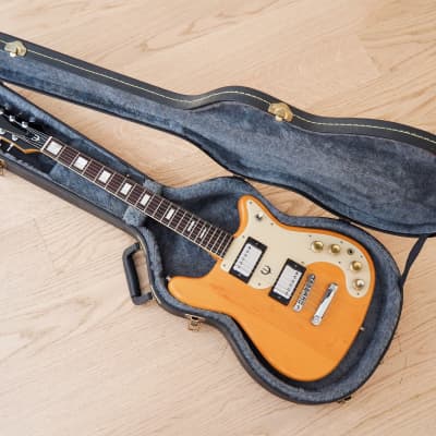 1970s Epiphone Wilshire Vintage Electric Guitar Maple Set Neck Japan Matsumoku w/ Case image 14