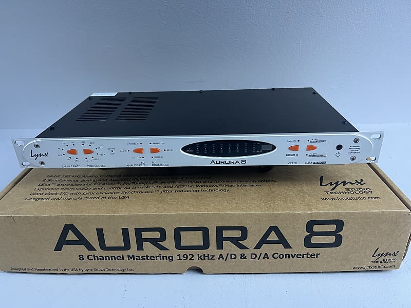 Lynx Aurora 8 8Channel Mastering AD/DA Converter with LTFW Reverb