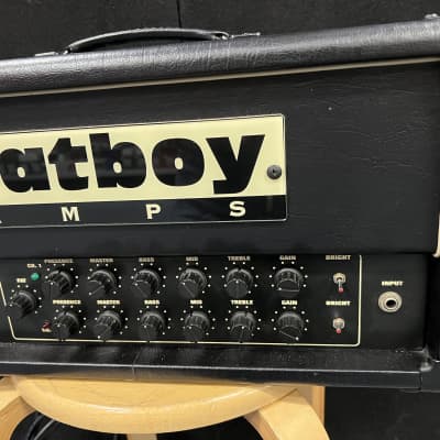 Fatboy Amps Chubby Head  #34 Boutique USA made 1994  80 w EL34 guitar head w/ footswitch image 3