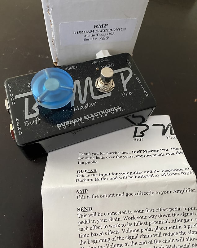 Durham Pedals BMP Boost Master Preamp Reverb