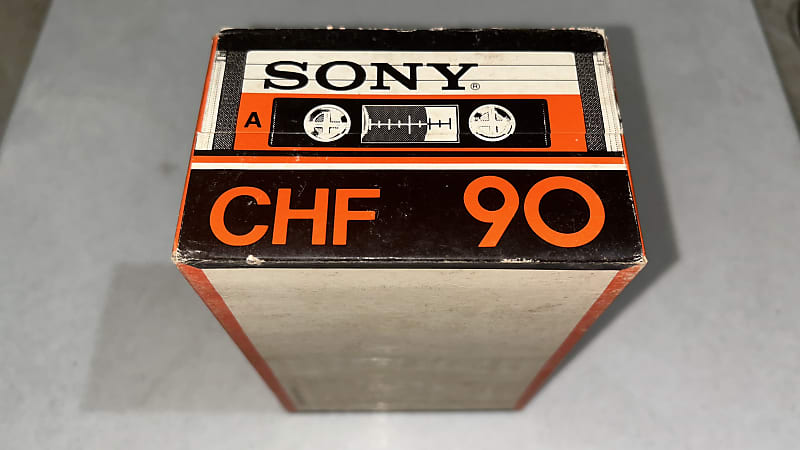 10 Sony CHF 90 Vintage Blank Audio Cassette Tapes- Sealed
