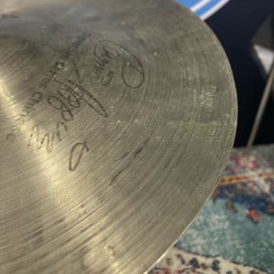 Sabian Carmine Appice, 12" Carmine Appice Signature Series Chinese Cymbal C, Bent (#4) Autographed!! - Natural image 21
