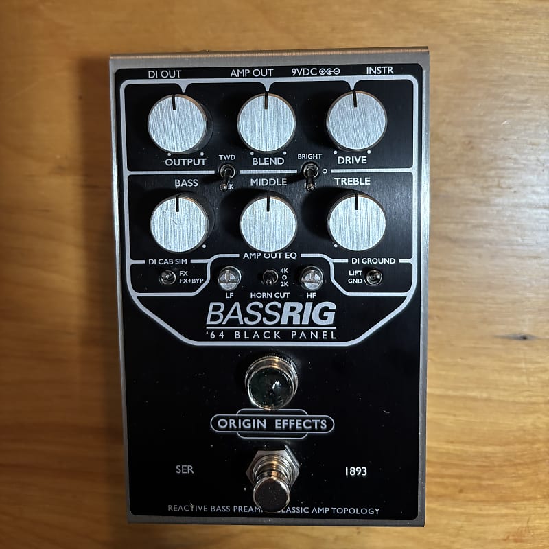 ベース ORIGIN EFFECTS BASSRIG '64 BLACK PANEL Origin Effects BassRIG 64 Black Panel For Sale in Canada