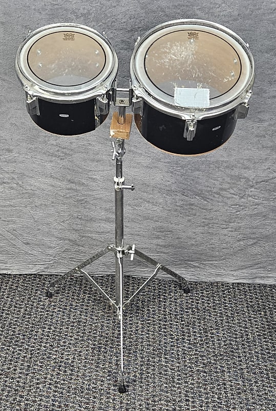 CB700 Concert Tom Set w/Stand 8" & 10" 1980s1990s Black Reverb