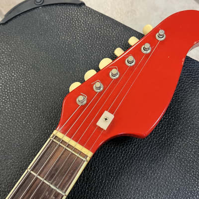 1965 Airline JB Hutto Res-O-Glass Red Res-O-Glass with tremolo image 13