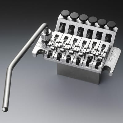 Genuine Schaller Germany Floyd Rose Tremolo Bridge, 42mm Block R2 Nut,  Chrome | Reverb