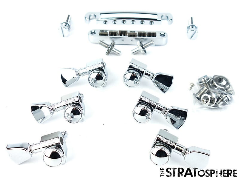 Gibson SG HP Tune O Matic BRIDGE + LOCKING TUNERS Hardware Reverb