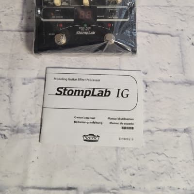 Reverb.com listing, price, conditions, and images for vox-stomplab-ig-modeling-guitar-effect-processor