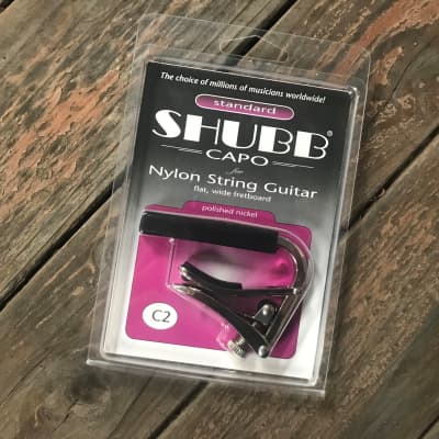 Shubb C2 Capo for Nylon String or Flat,Wide Fretboard image 1