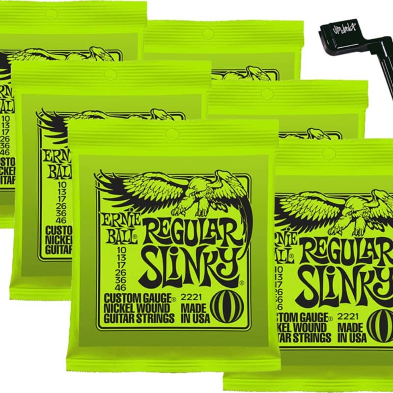 Ernie Ball 2221 Regular Slinky 10-46 (12 Pack Bundle) – Chicago Music  Exchange