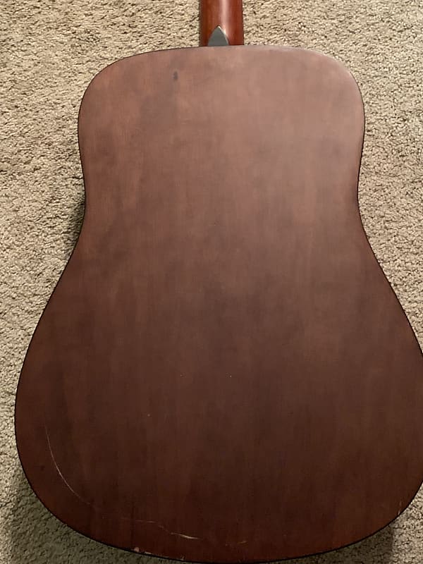 Epiphone PR 200 1995 Natural Satin Dreadnaught Acoustic | Reverb