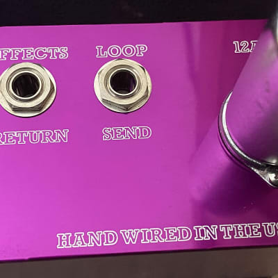 Budda Collector ’s edition SN# 1 (!) Twinmaster amplifier - Purple Suede image 6