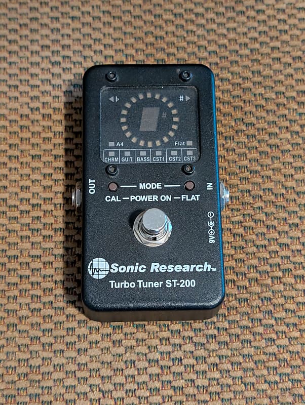 Sonic Research Turbo Tuner ST-200 美品 Sonic Research ST-200 Strobe Tuner | Reverb