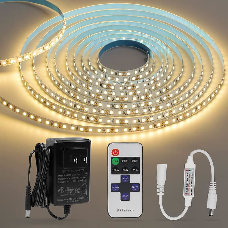 Led Strip Lights With Dimmable Remote & Adapter, 16.5Ft Smart | Reverb
