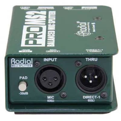 Radial Engineering Pro MS2 Passive Microphone Splitter image 3