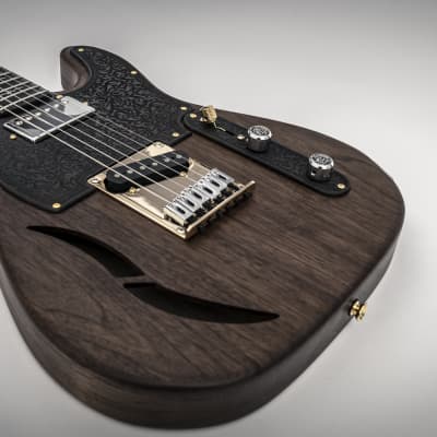 Mithans Guitars T'roots (American Walnut) boutique electric guitar image 10