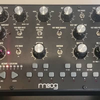 Moog Mother-32 Tabletop / Eurorack Semi-Modular Synthesizer 2015 - Present - Black image 1