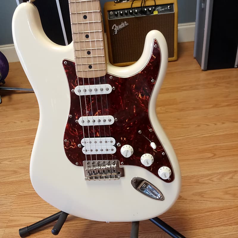 Fender Stratocaster MIM Shur Humbucker White | Reverb