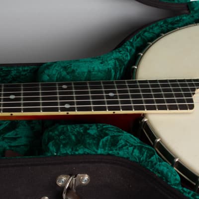 Gibson  Style GB Guitar Banjo (1919), ser. #553, original black hard shell case. image 14