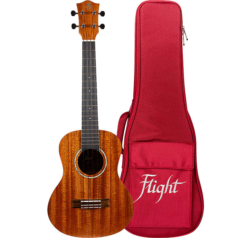 Flight Antonia TE Tenor Electro-Acoustic Ukulele - Natural with Bag image 1