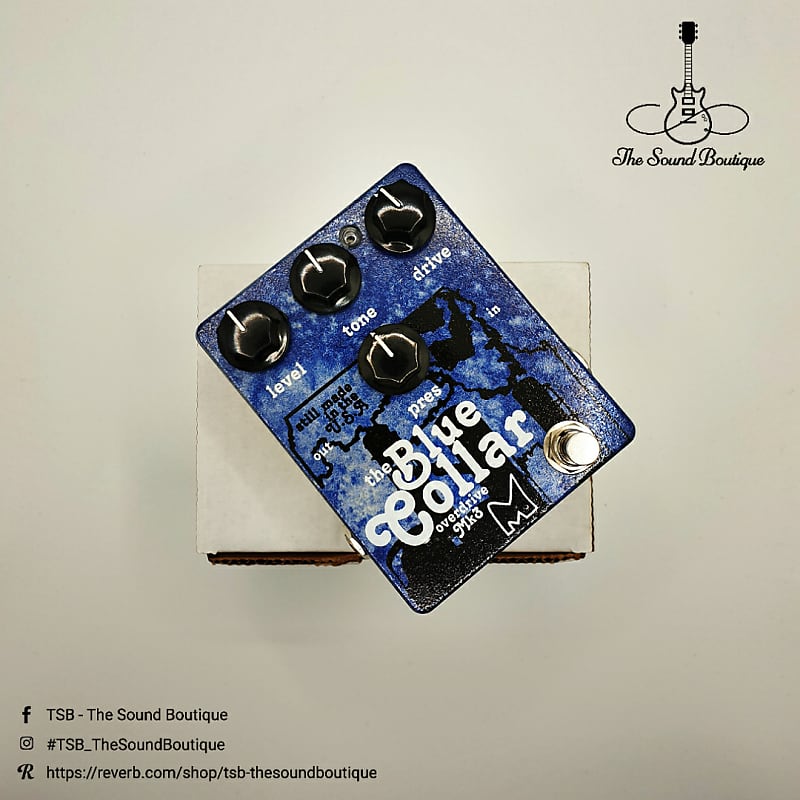 ギター Menatone the Blue Collar overdrive 2012 Menatone Blue Collar Overdrive | Reverb