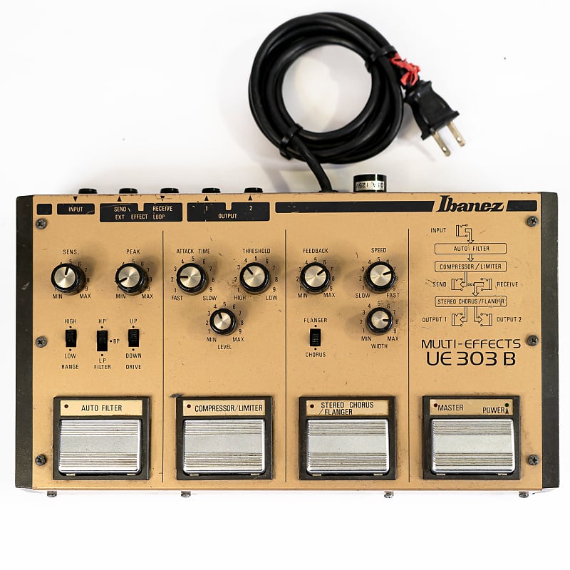 【A6748_8】　MAXON　UE-303 B Maxon UE 303B Bass Multi-Effects Pedal | Reverb