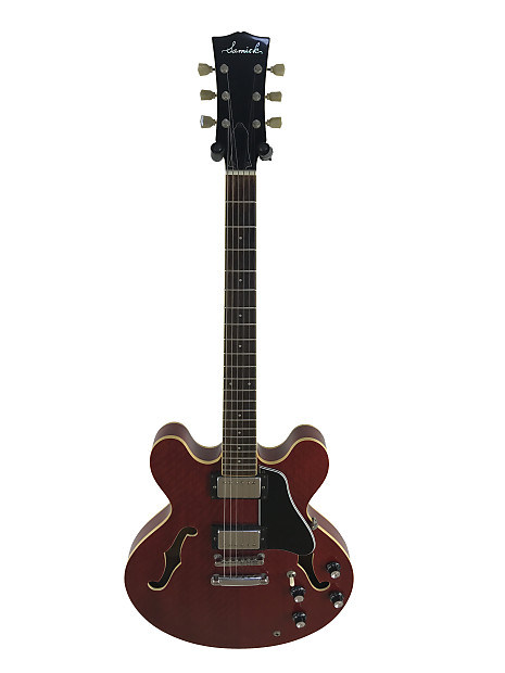 Samick, “335” Semi Hollow, 1988, Cherry Red, Japanese Market