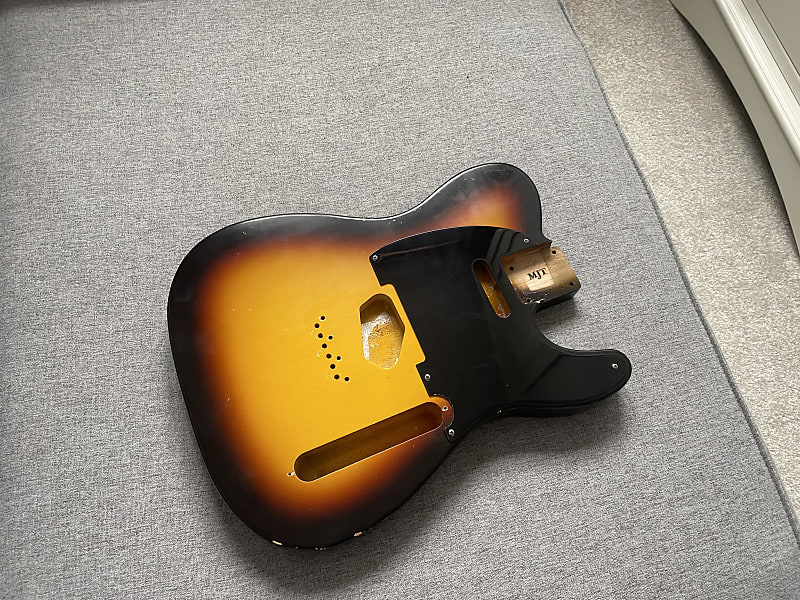 Mjt Telecaster Body 2022 Sunburst Reverb 0279