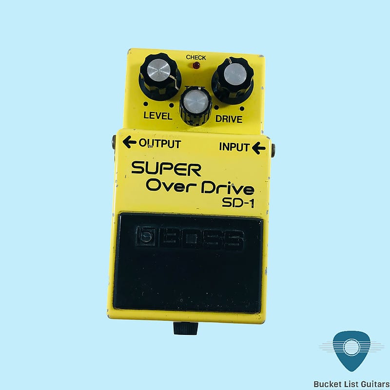 Boss SD-1 Super Overdrive 1981 - 1988 Made In Japan image 1