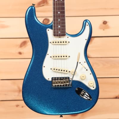 Fender Custom Shop Limited 1965 Stratocaster Journeyman Relic - Aged Blue Sparkle - CZ570996 - PLEK'd image 2