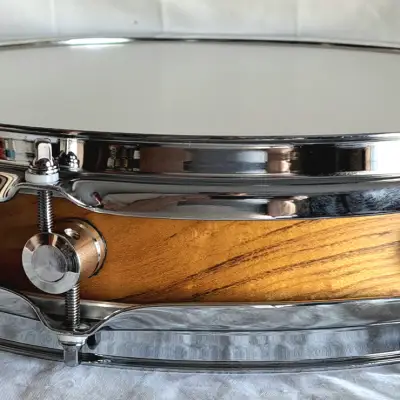 MARTIAL PERCUSSION  Pancake piccolo snare drum  mulberry natural satin image 7