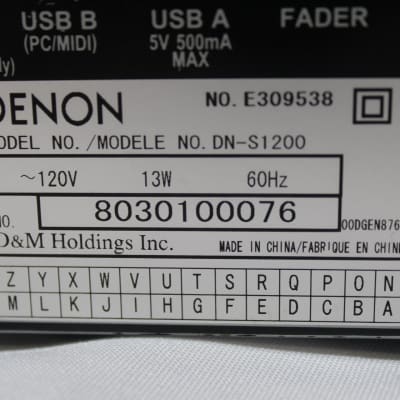 Denon DN-S1200 CD Player/DJ Controller (Consignment) image 4